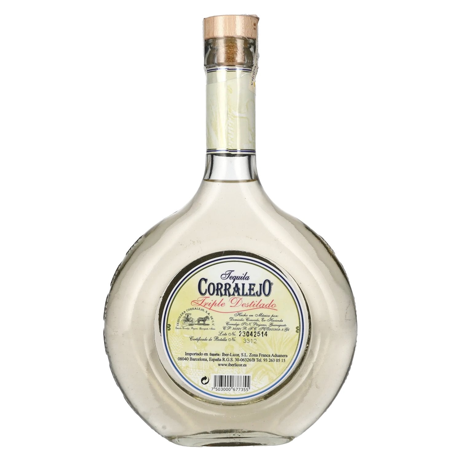 Corralejo Tequila REPOSADO Triple Destillado 100% de Agave 38% Vol. 0,7l