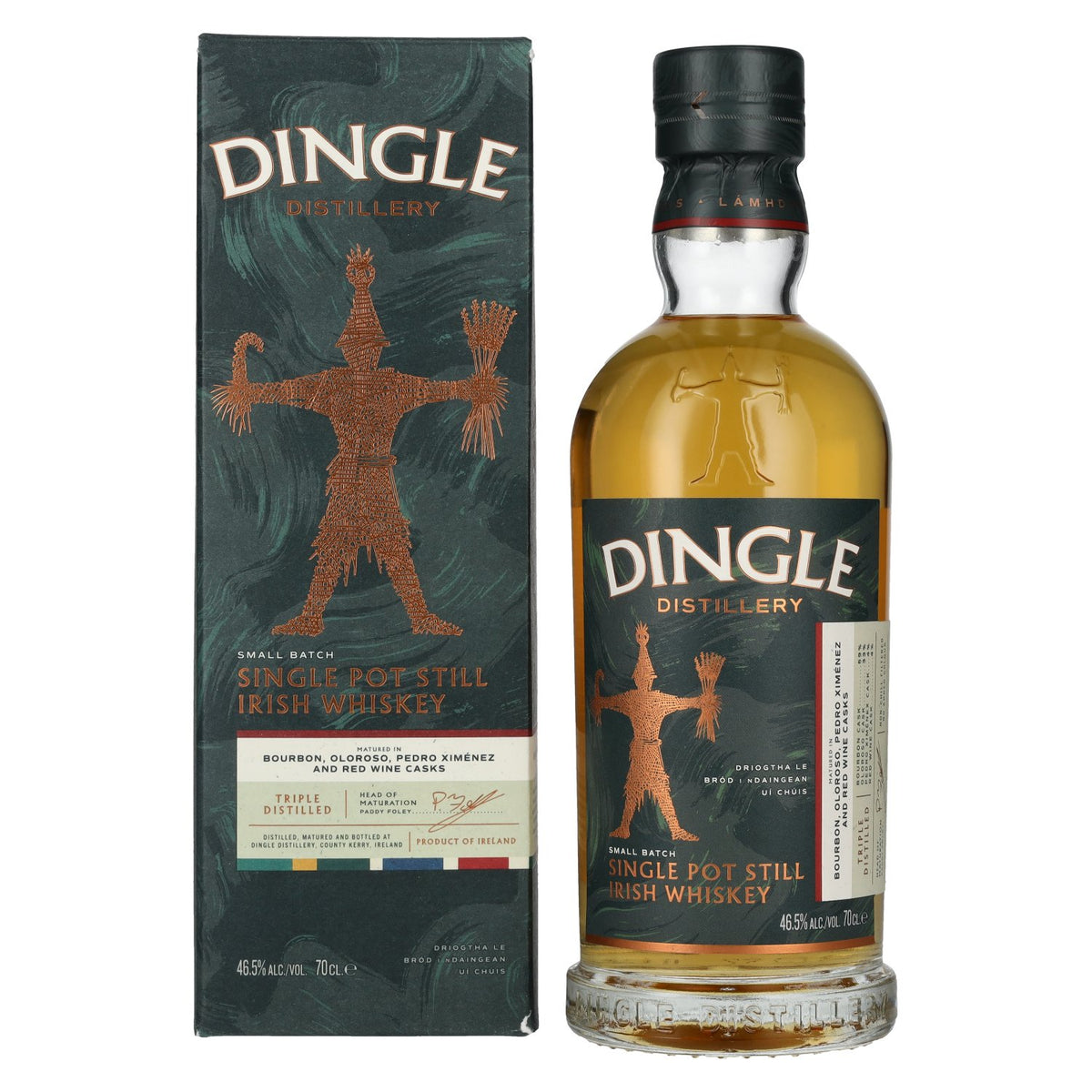 Dingle Single Pot Still Irish Whiskey, Triple Distilled, 46.5% vol., 0.7 l, in a gift box