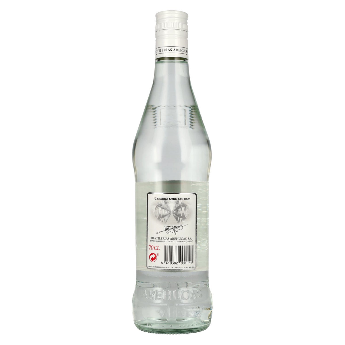 Ron Arehucas Carta Blanca 37.5% ABV 0.7l