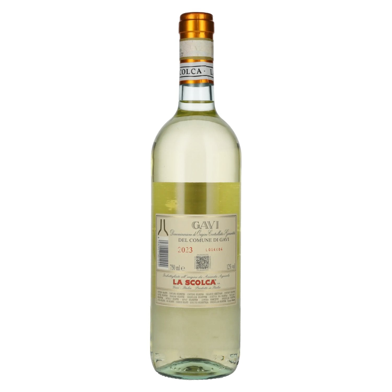 La Scolca Gavi Bianco Secco Etichetta Bianca DOCG 2023 12% Vol. 0,75l