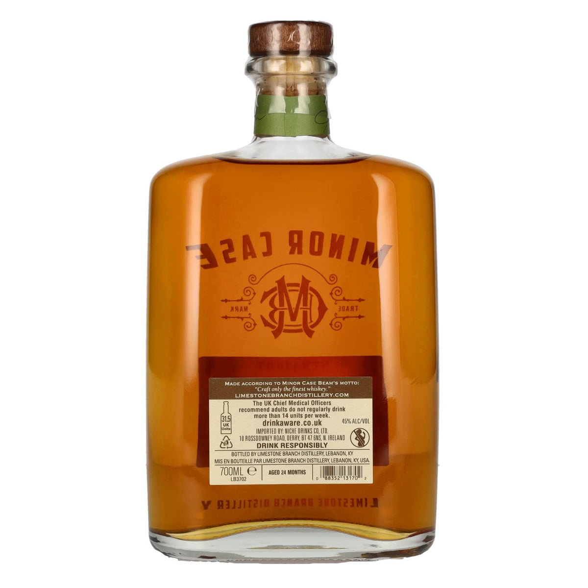 Minor Case Straight RYE WHISKEY Sherry Cask Finished 45% vol. 0.7 l