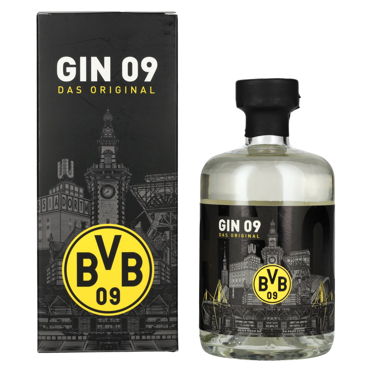 BVB Gin 09 Het origineel 43% vol. 0,5 l in geschenkverpakking