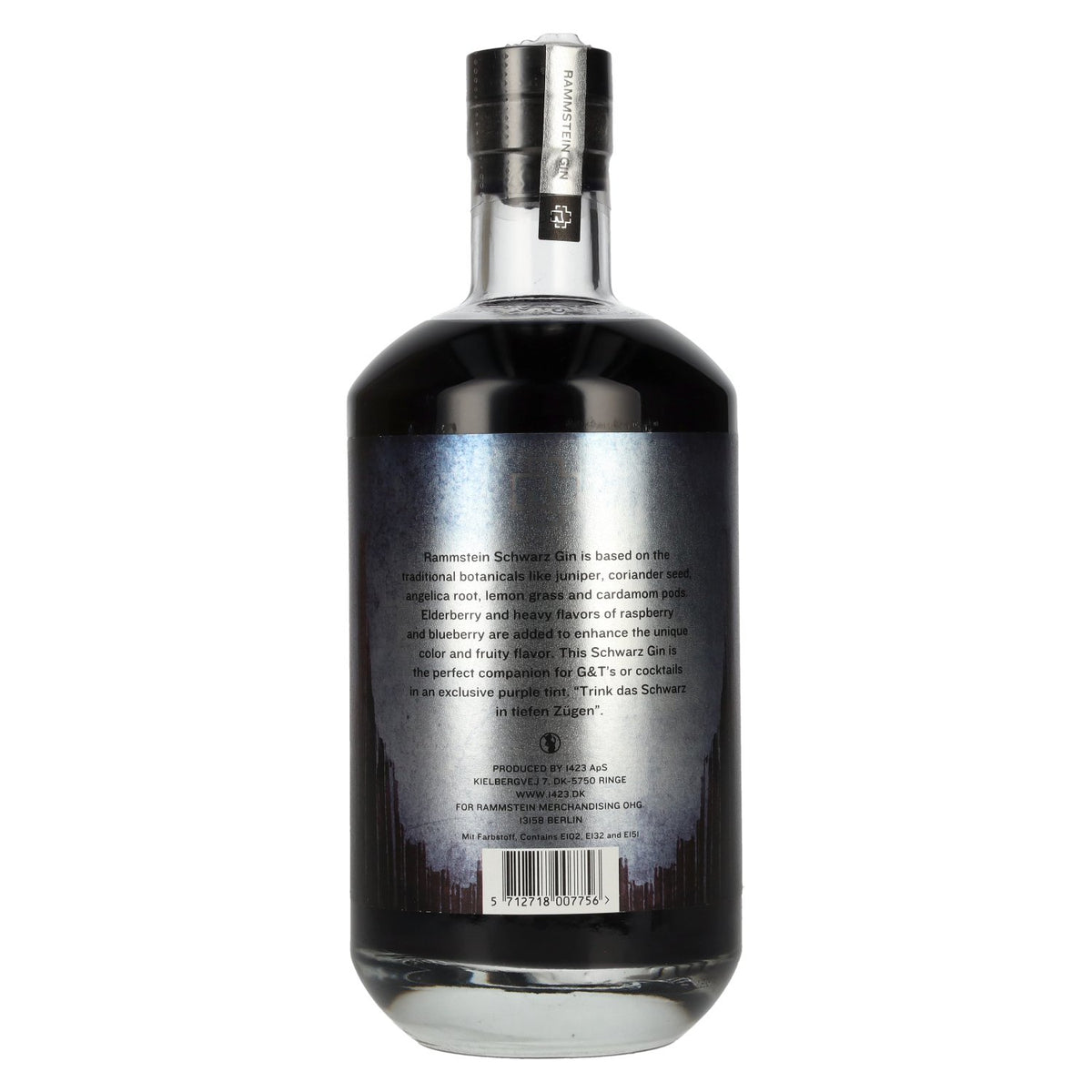 Gin Rammstein à la myrtille, 40 % vol., 0,7 l