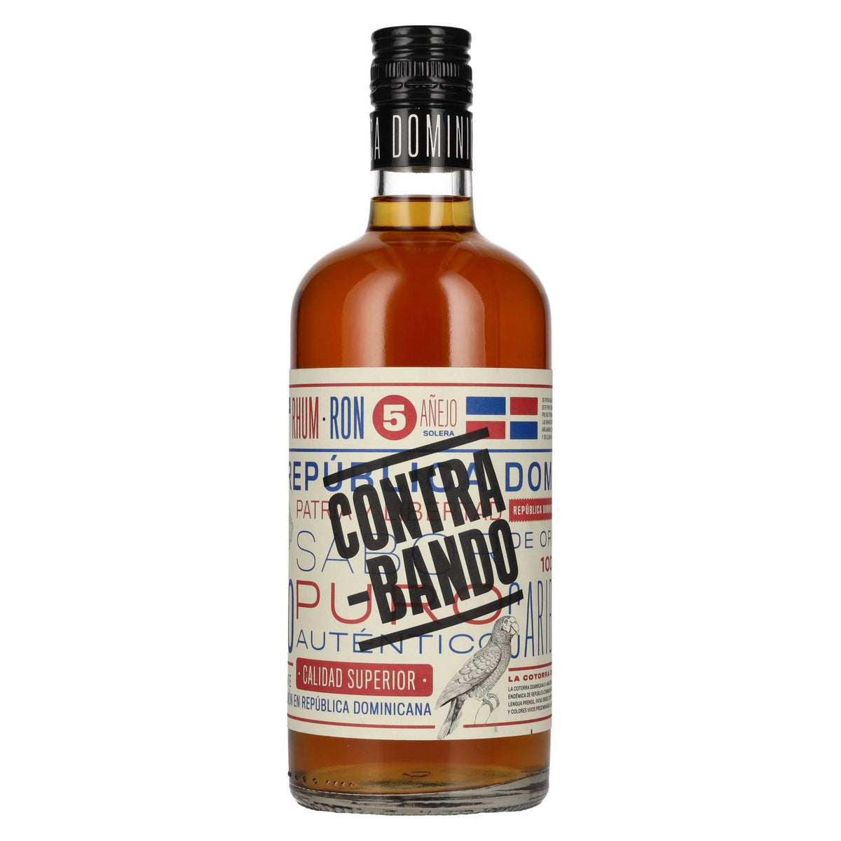 Ron Contra-Bando Superior Quality 5 Years 38% vol. 0.7 l