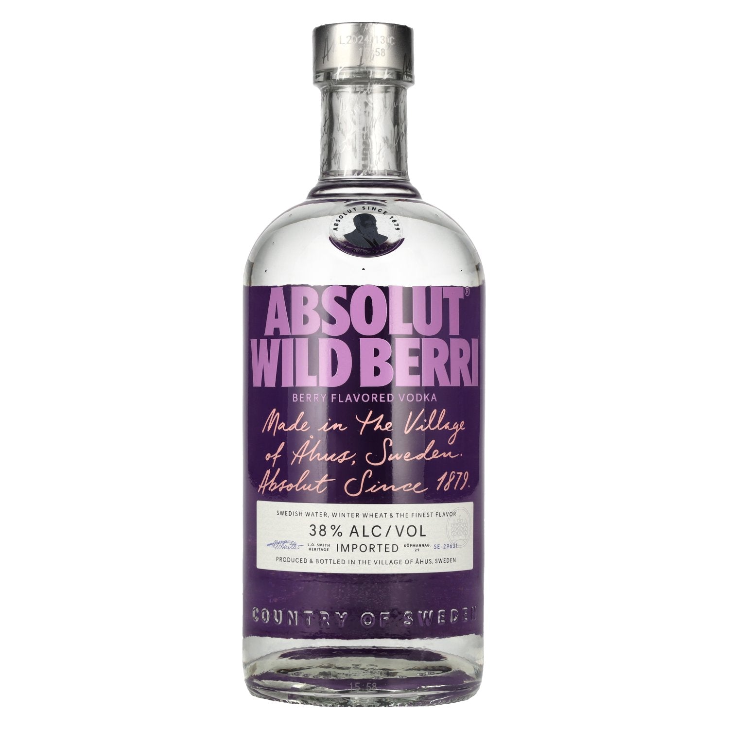 Absolut WILD BERRY Flavoured Vodka 38% Vol. 0,7l