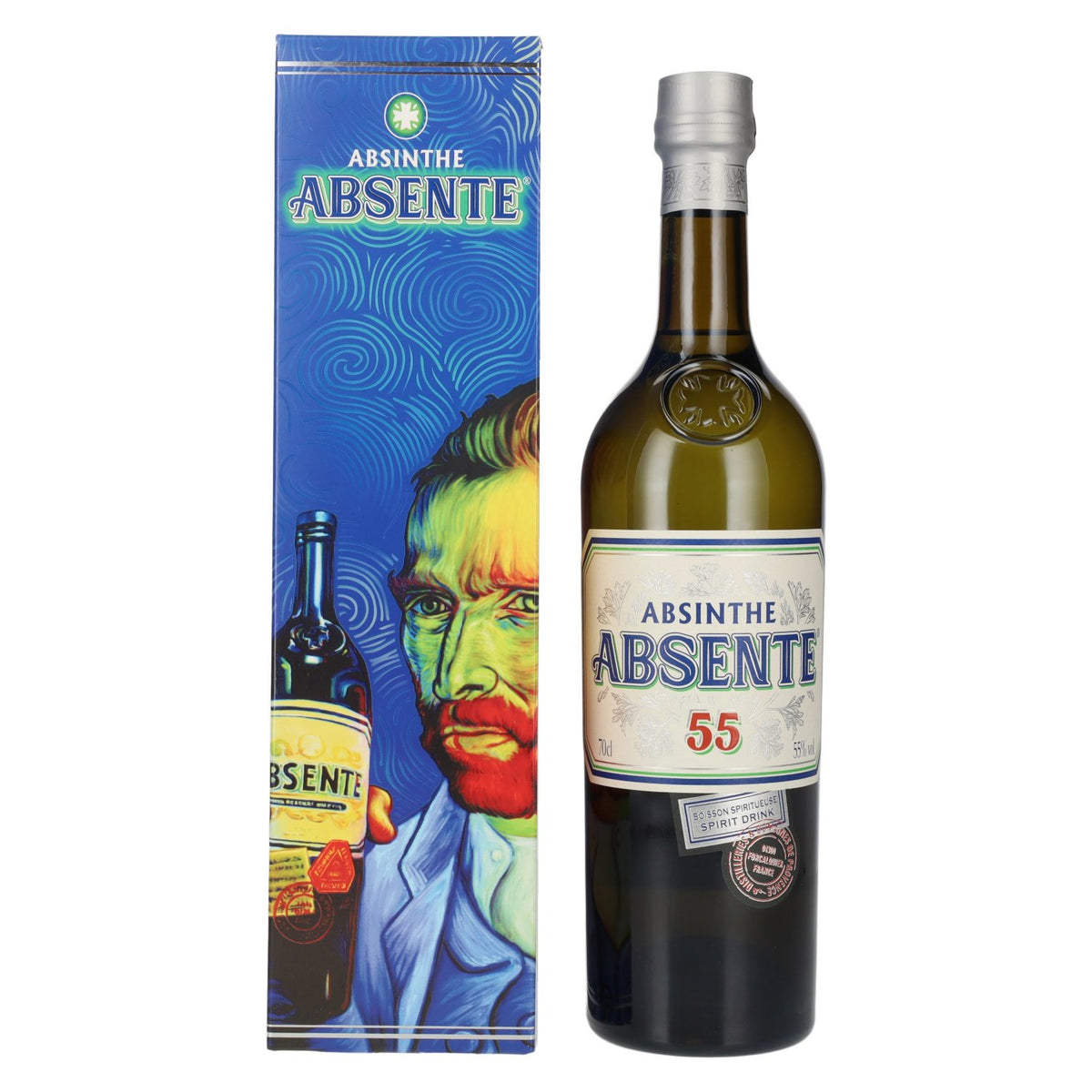 Absente Absinthe 55 % vol., 0,7 l, dans un coffret cadeau