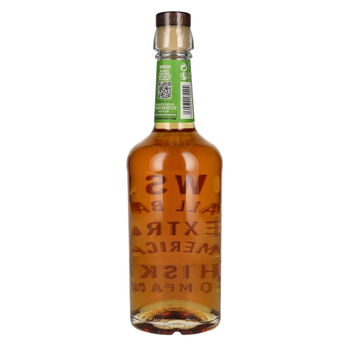 Bowsaw STRAIGHT RYE Small Batch American Whiskey 40% vol. 0,7 l