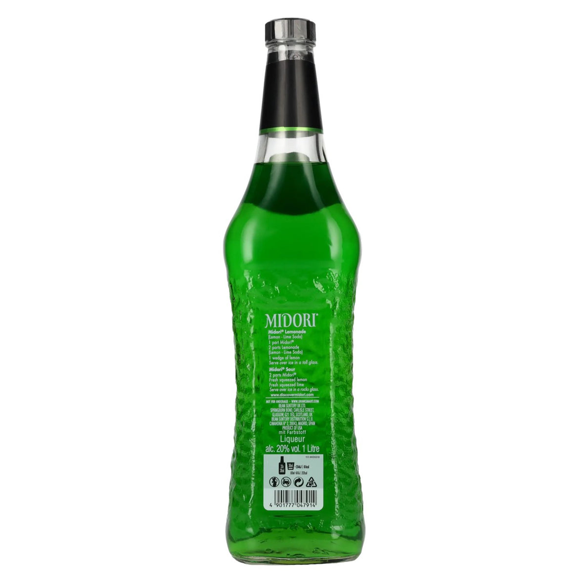 Midori Melon Liqueur 20% ABV 1 litre
