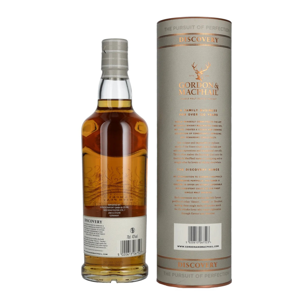 Gordon &amp; MacPhail Ledaig Whisky 12 ans d'âge DISCOVERY, whisky single malt écossais, 43 % vol., 0,7 l, dans un coffret cadeau