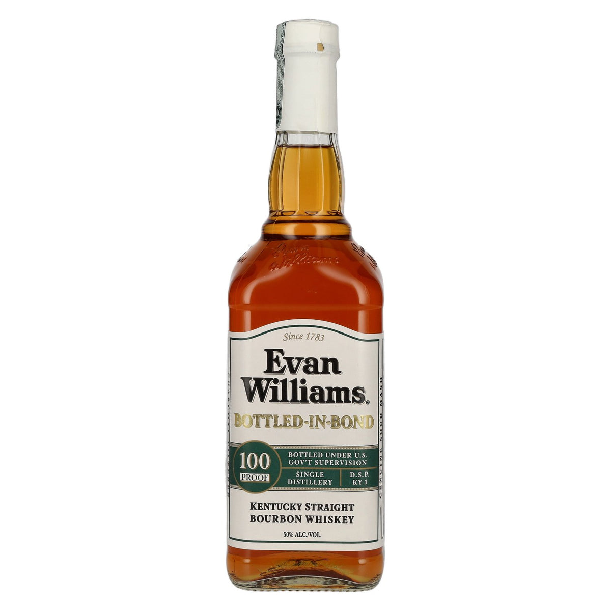 Evan Williams BOTTLED-IN-BOND Kentucky Straight Bourbon Whisky 50% ABV 0.7l