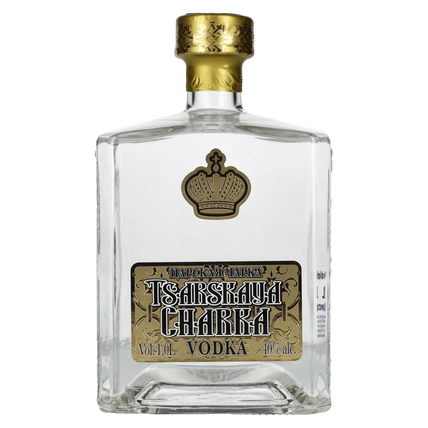 Tsarskaya Charka Vodka GOLD Vodka 40% Vol. 1l