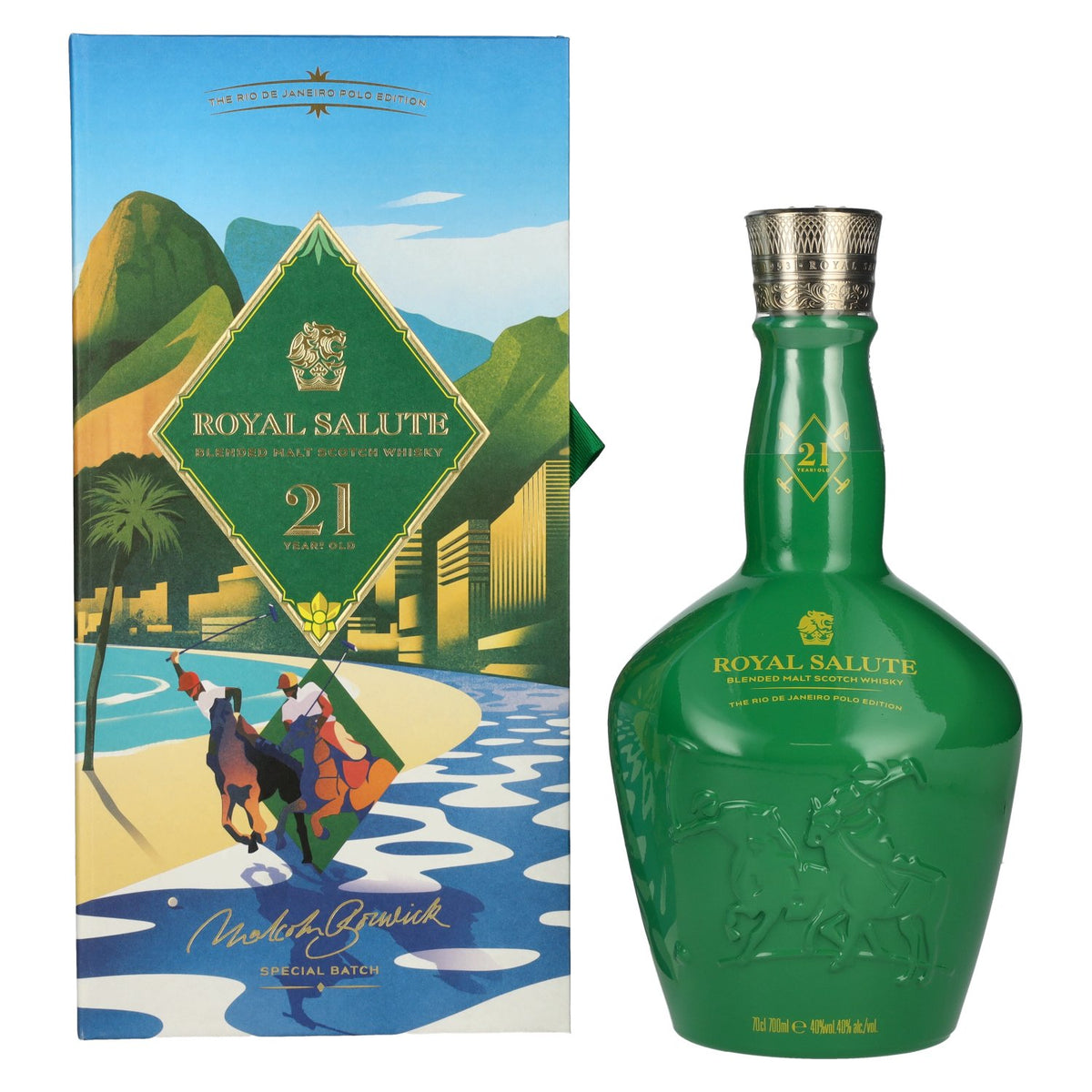 Royal Salute 21 Years Old THE RIO DE JANEIRO POLO EDITION Blended Scotch Whisky 40% Vol. 0,7l in Geschenkbox