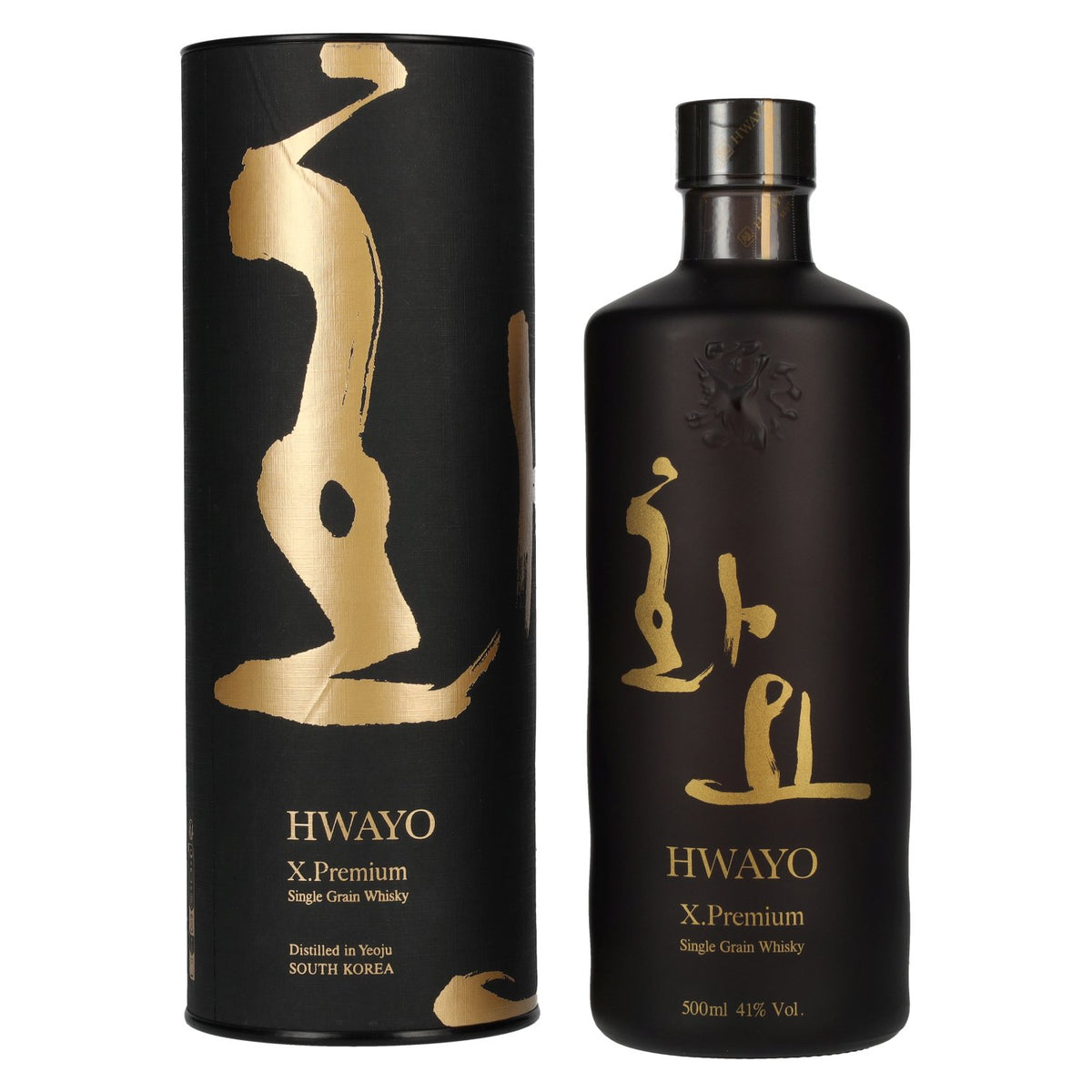 HWAYO X. Whisky single grain haut de gamme, 41 % vol., 0,5 l, dans un coffret cadeau