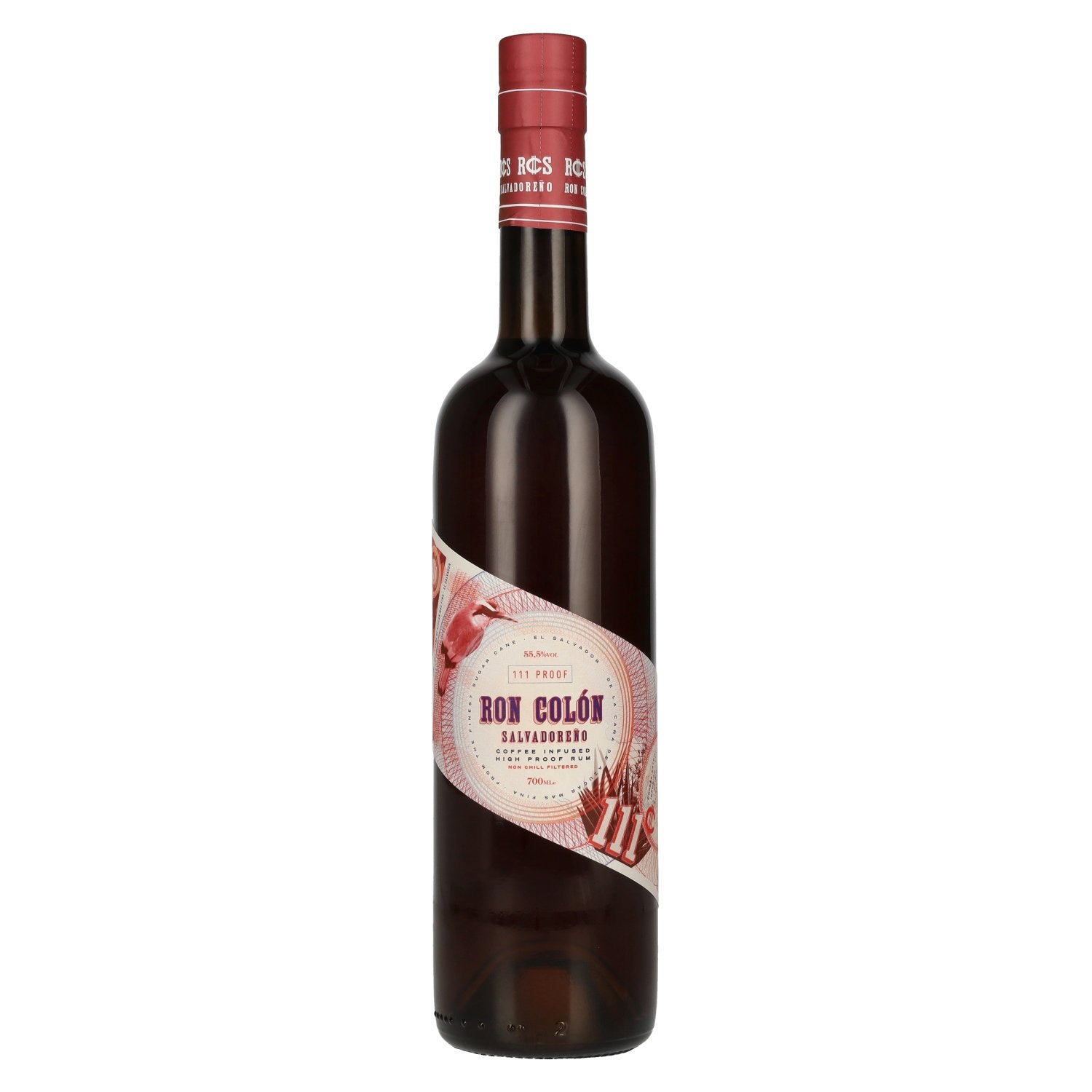 Ron Colón Salvadoreño COFFEE INFUSED High Proof Rum 55,5% Vol. 0,7l