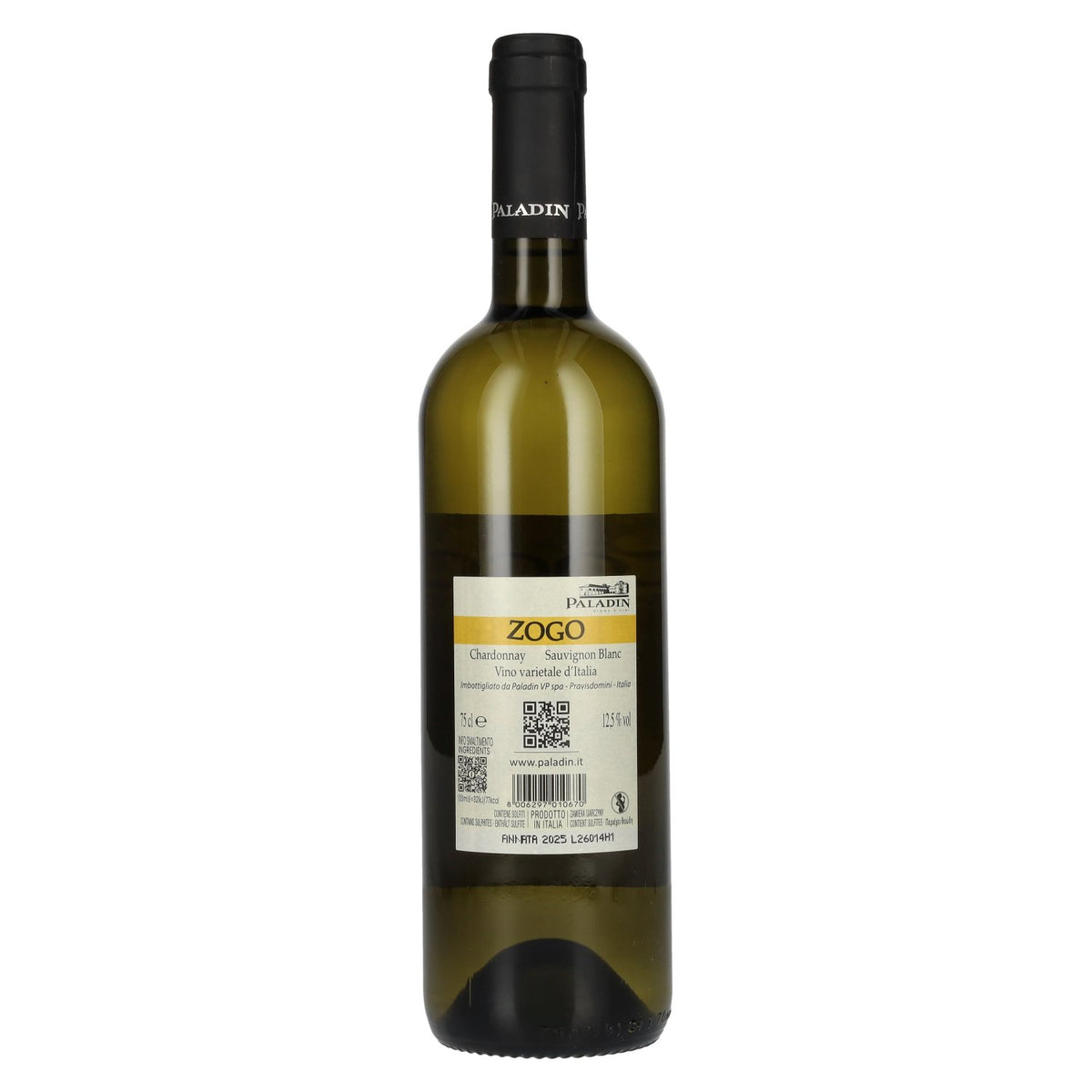 Paladin ZOGO Bianco 2025 12,5 % vol. 0,75 l