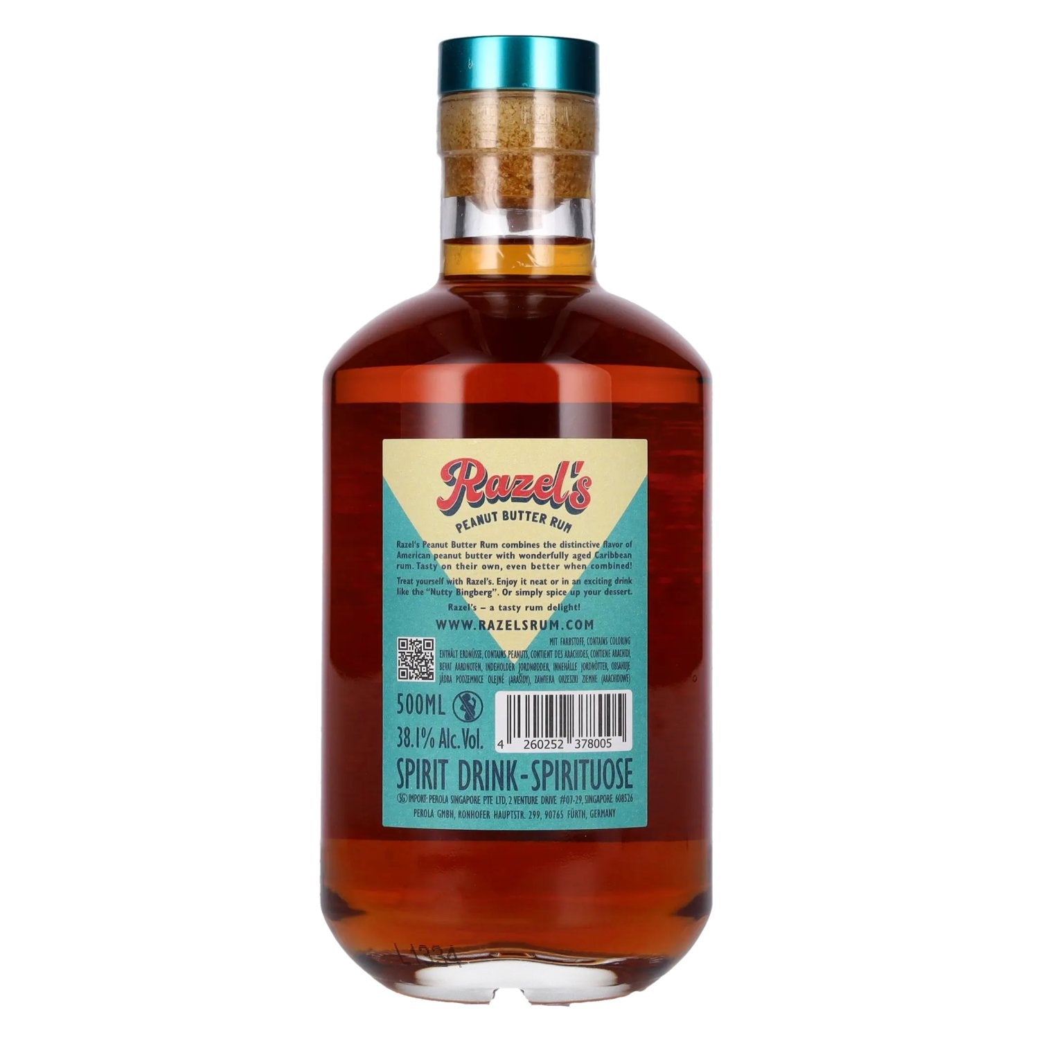 Spirit Drink au beurre de cacahuète de Razel 38,1% vol. 0,5l