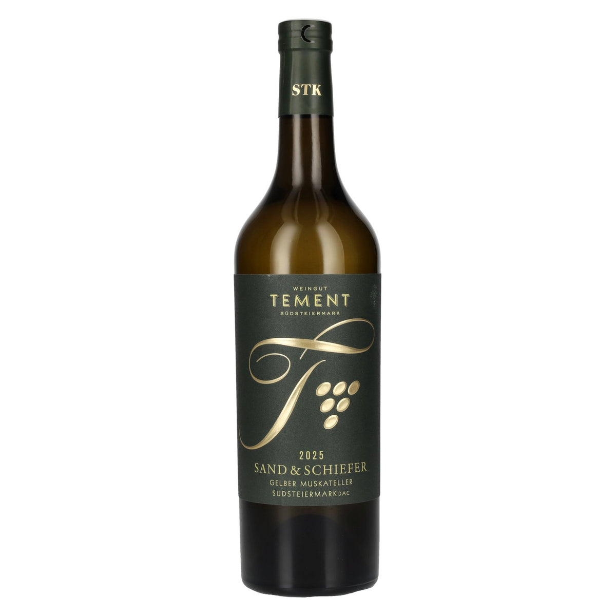 Tement Muscat jaune, sable et schiste, Südsteiermark DAC 2025, 11,5 % vol., 0,75 l