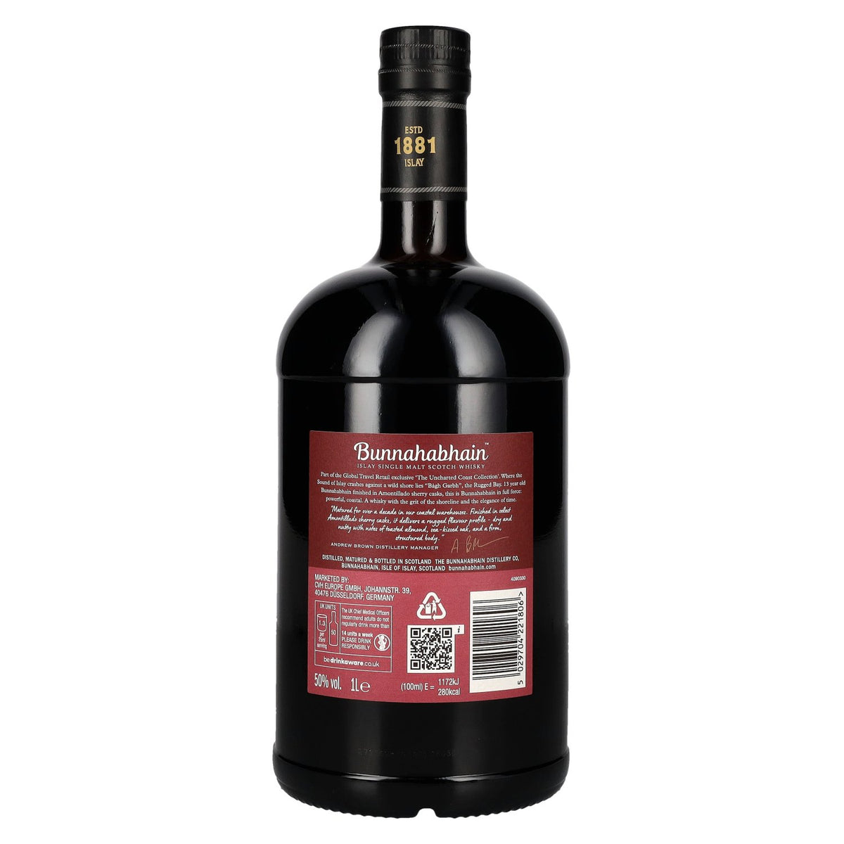 Bunnahabhain 13 Years Old BÀGH GARBH Islay Single Malt Scotch Whisky 50% vol. 1 litre