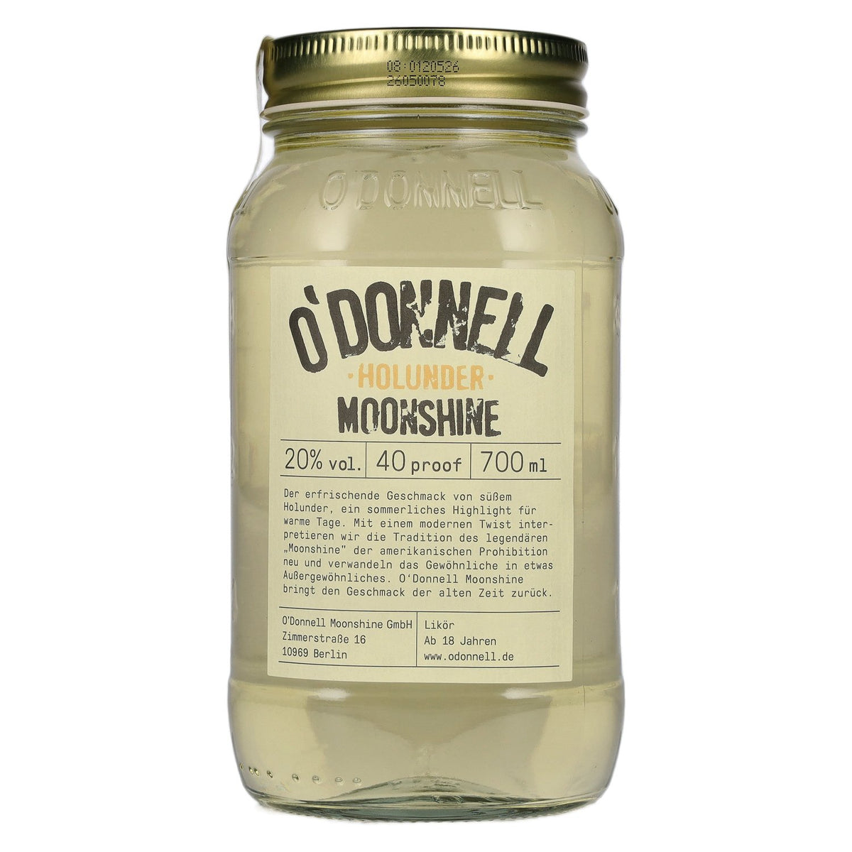 O'Donnell Moonshine VLIERBESlikeur 20% vol. 0,7 l