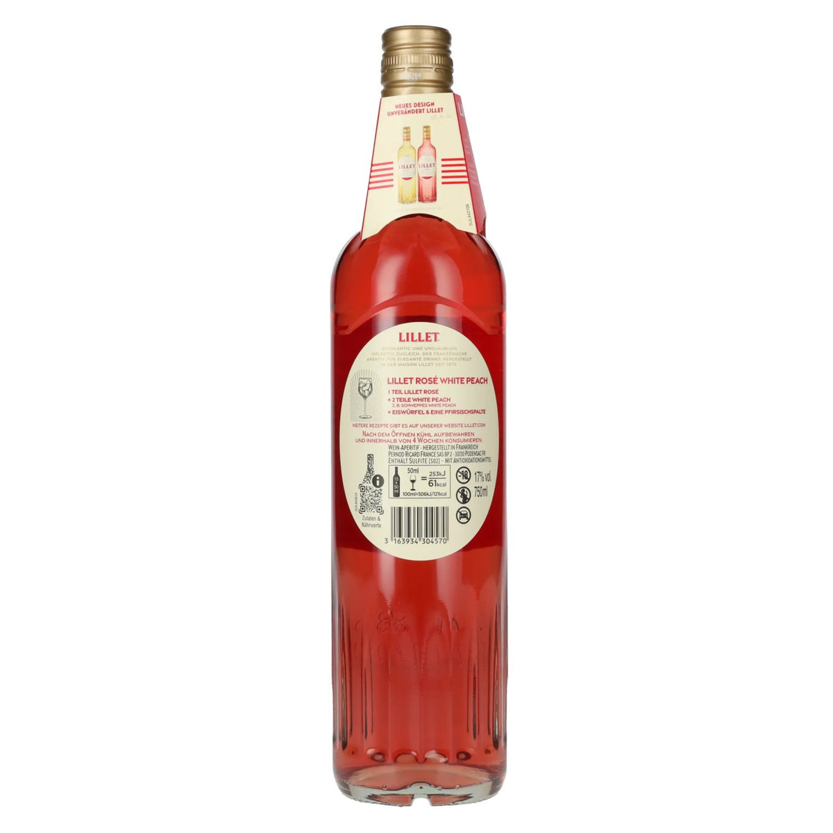 Lillet Rosé 17% ABV 0.75 l