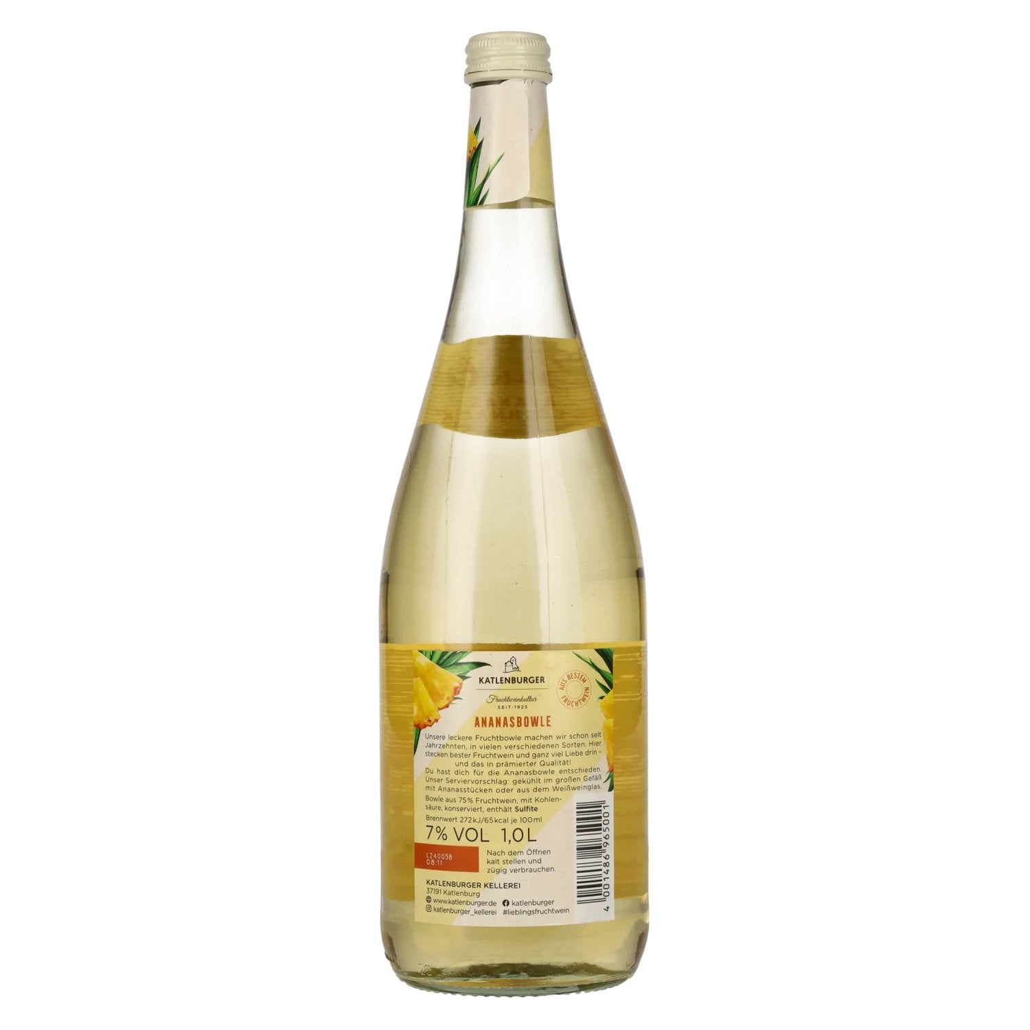 Katlenburger Fruchtbowle Ananas 7% Vol. 1l