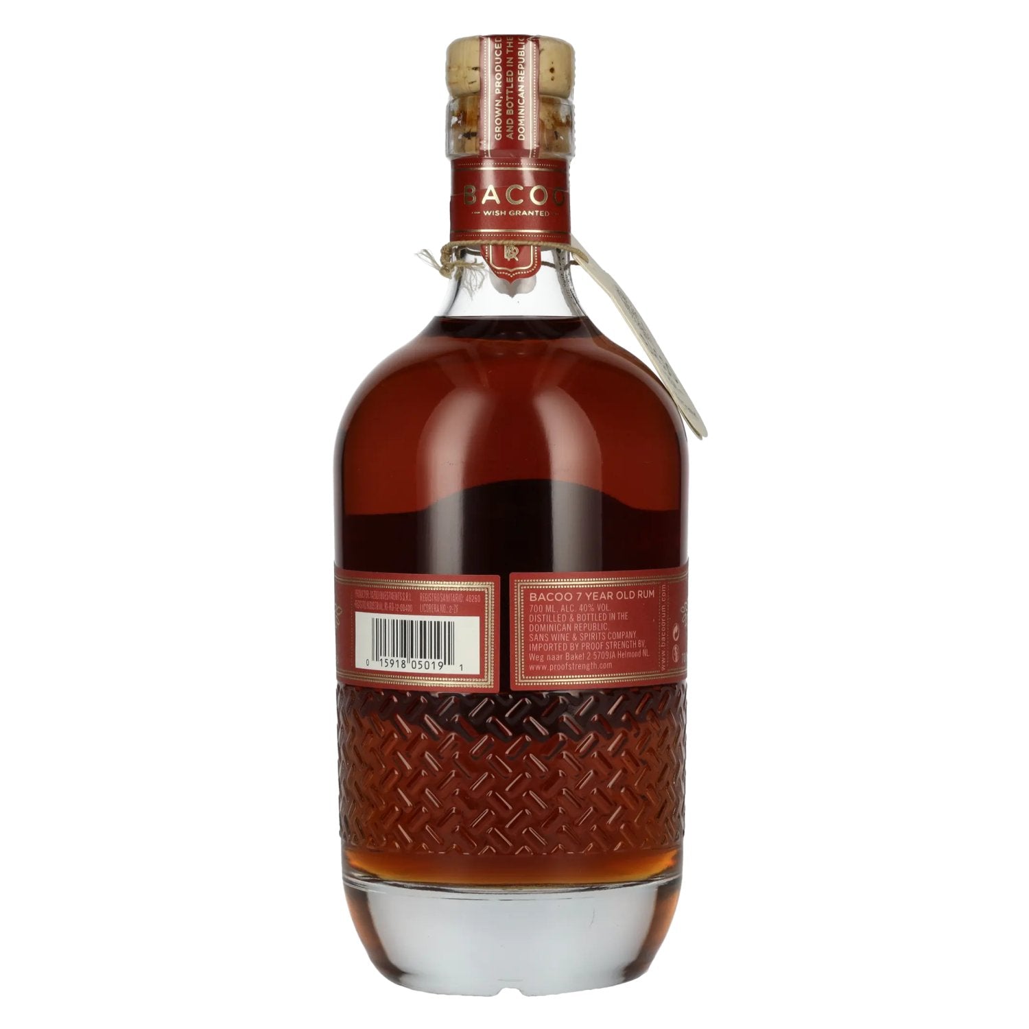 Bacoo 7 Jaar Oude Rum 40% Vol. 0,7l