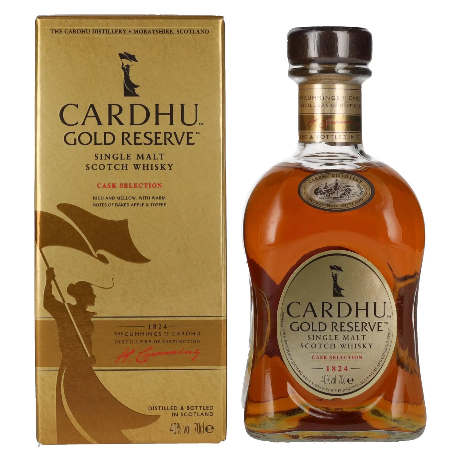 Cardhu Gold Reserve Cask Selection Single Malt Scotch Whisky 40% Vol. 0,7l in Geschenkbox