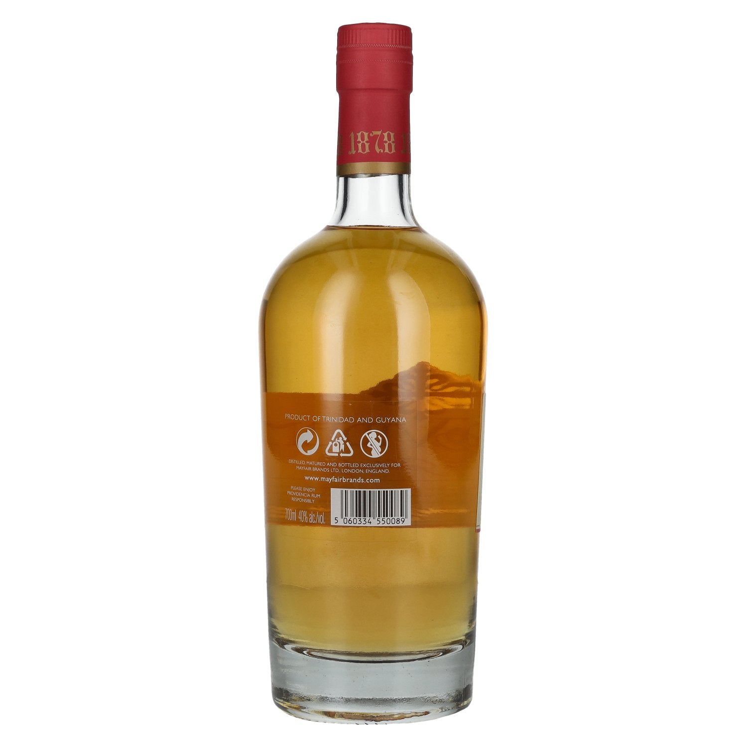 Providencia Fine Golden Rum 40% Vol. 0,7l