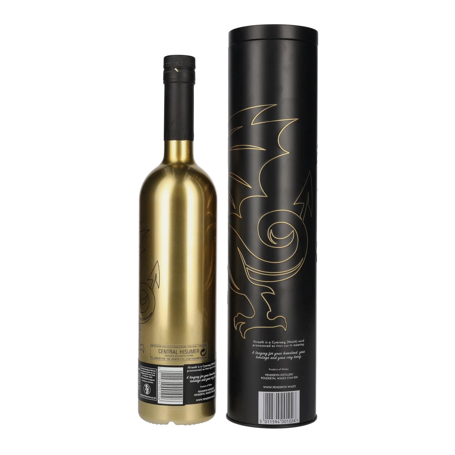 Penderyn HIRAETH Welsh Whiskey Icons of Wales No. 8 46% Vol. 0,7l in Tinbox