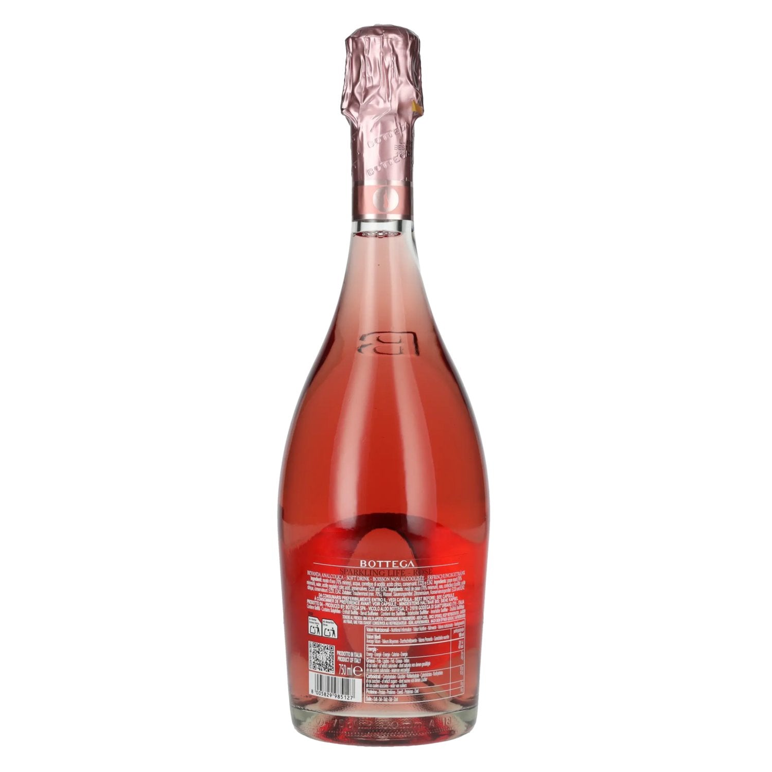 Bottega Sparkling Life Rosé alcoholvrij 0.75l
