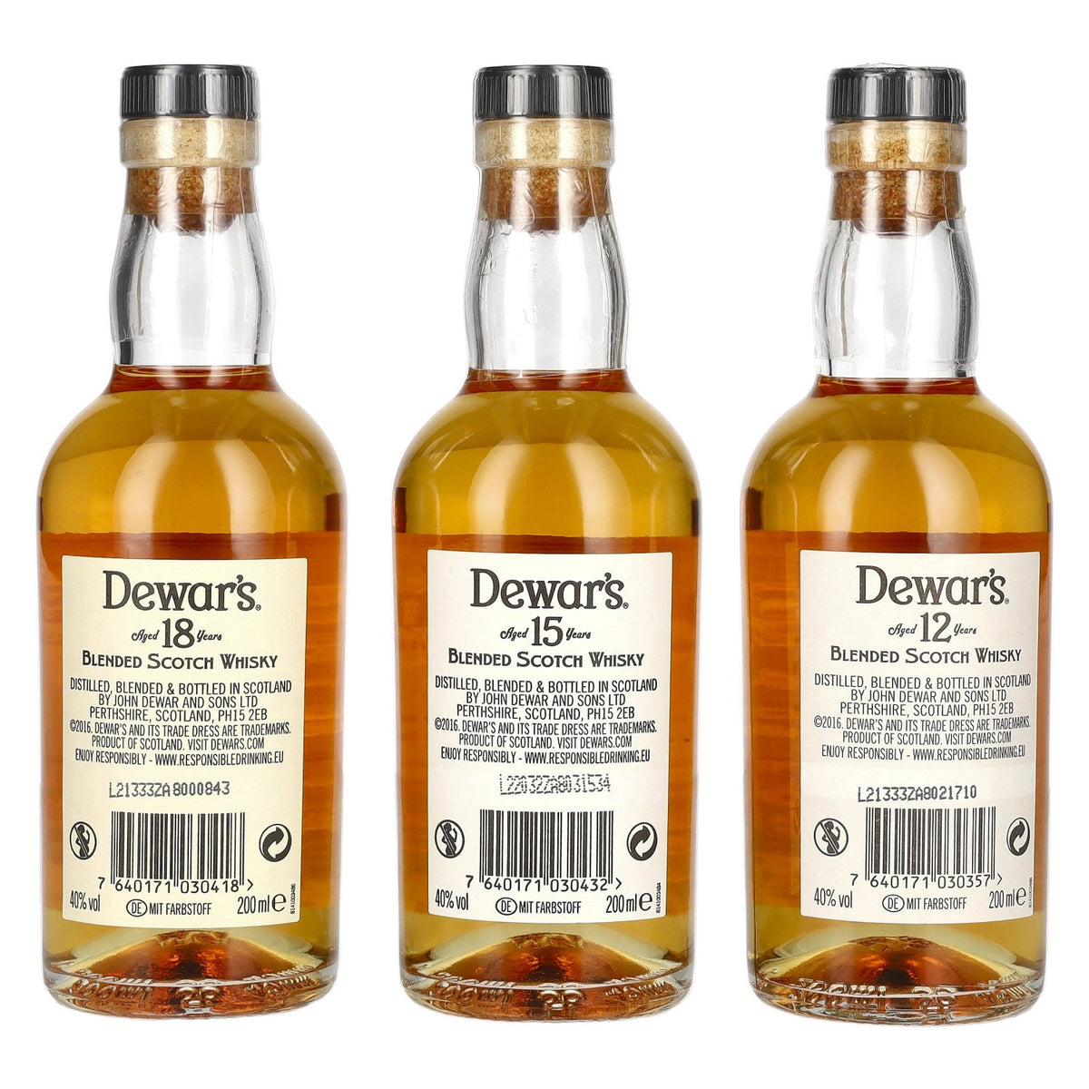 Dewar's Variety Collection 40% vol. 3 x 0,2 l