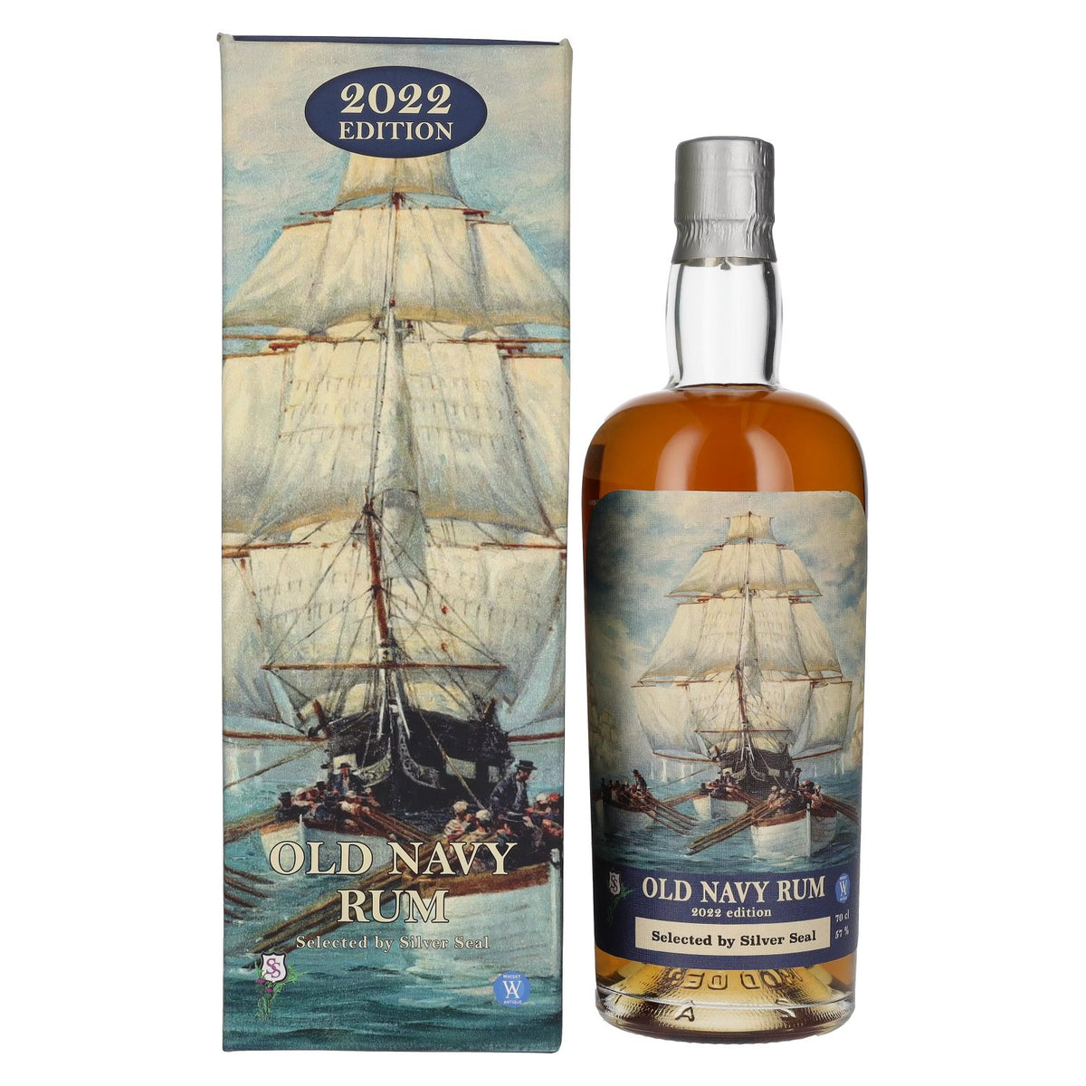 Silver Seal Old Navy Rum Edition 2022 57% ABV 0.7l in a gift box