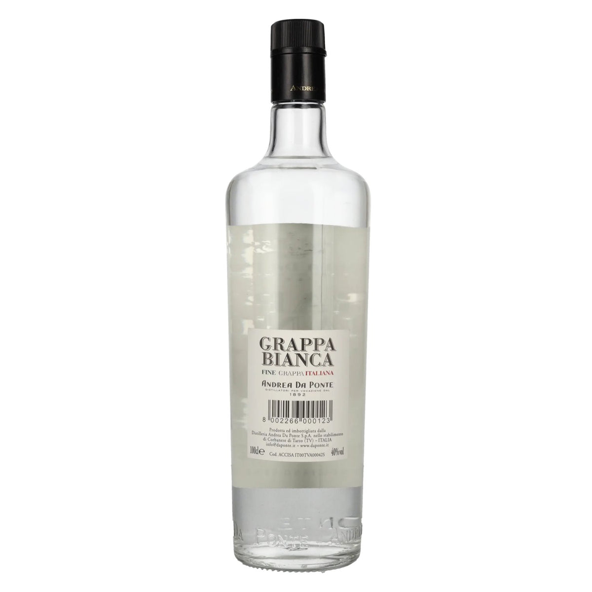 Andrea Da Ponte Fine Grappa Italiana 40 % vol. 1 l