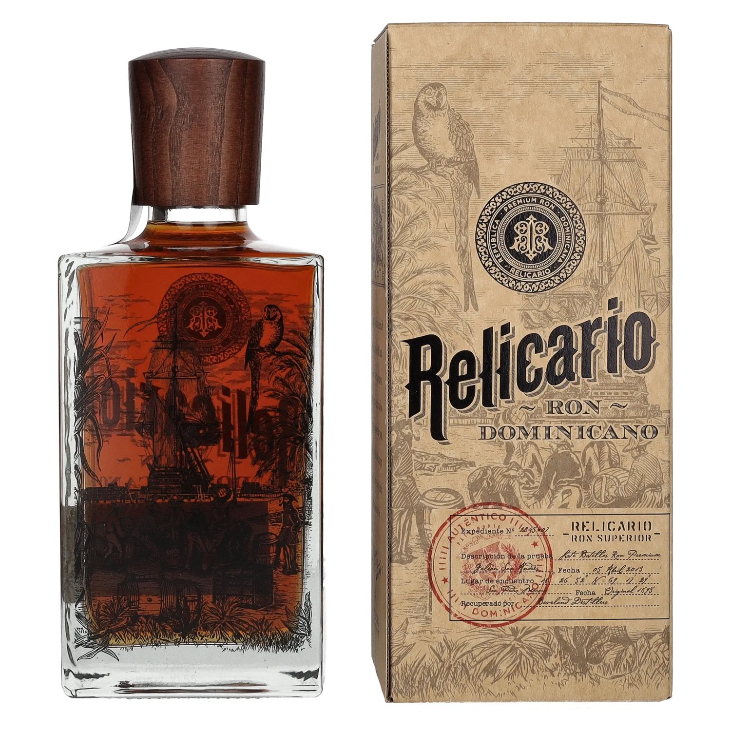 Relicario Ron Dominicano Superior 40% Vol. 0,7l in geschenkverpakking