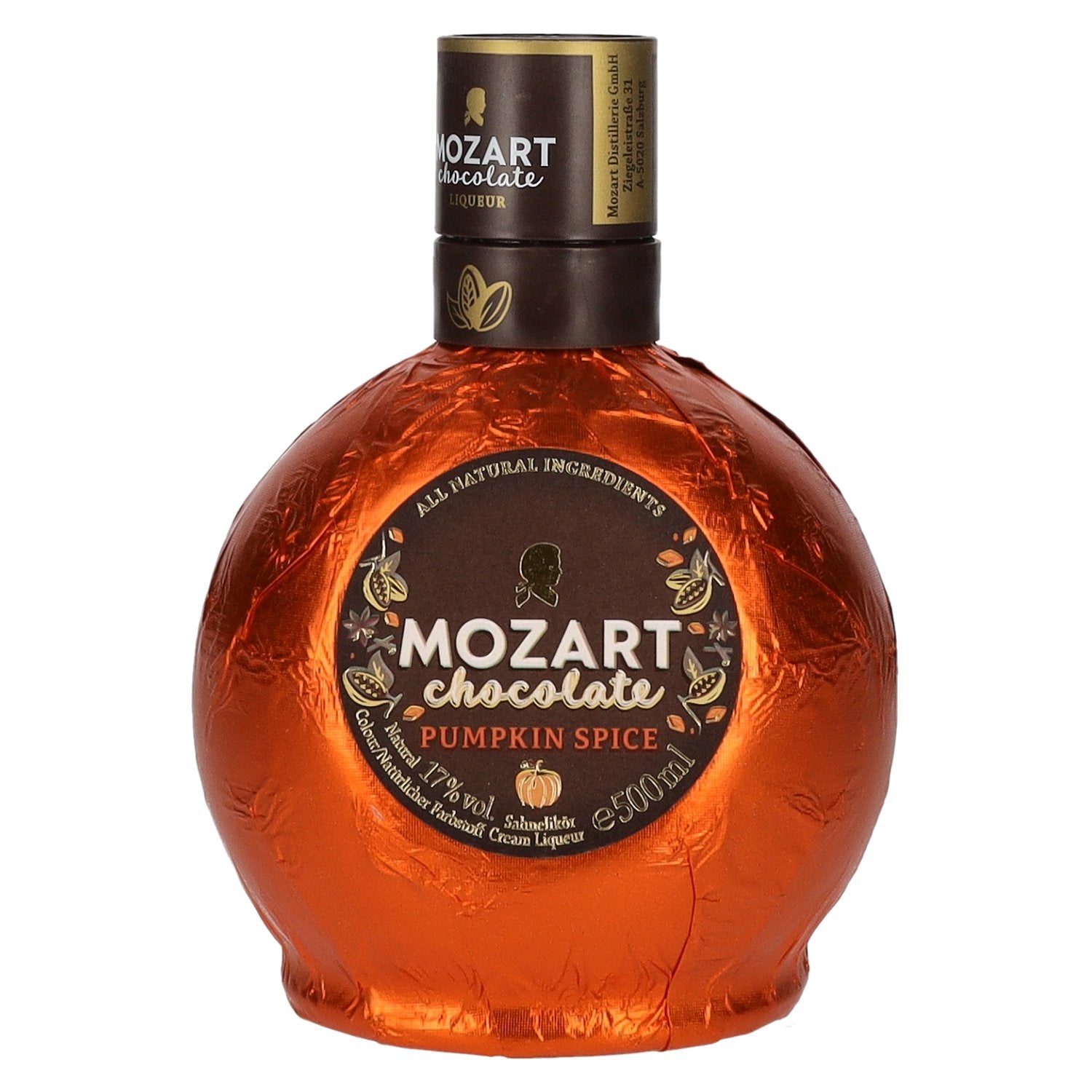 Mozart Chocolate Pumpkin Spice cream liqueur 17% vol. 0.5l