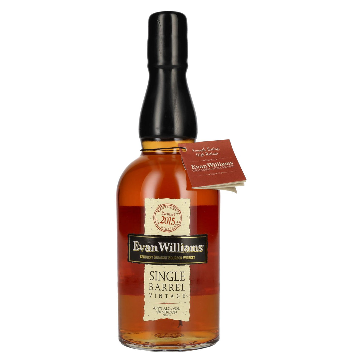 Evan Williams SINGLE BARREL Vintage 2015 43.3% ABV 0.7l