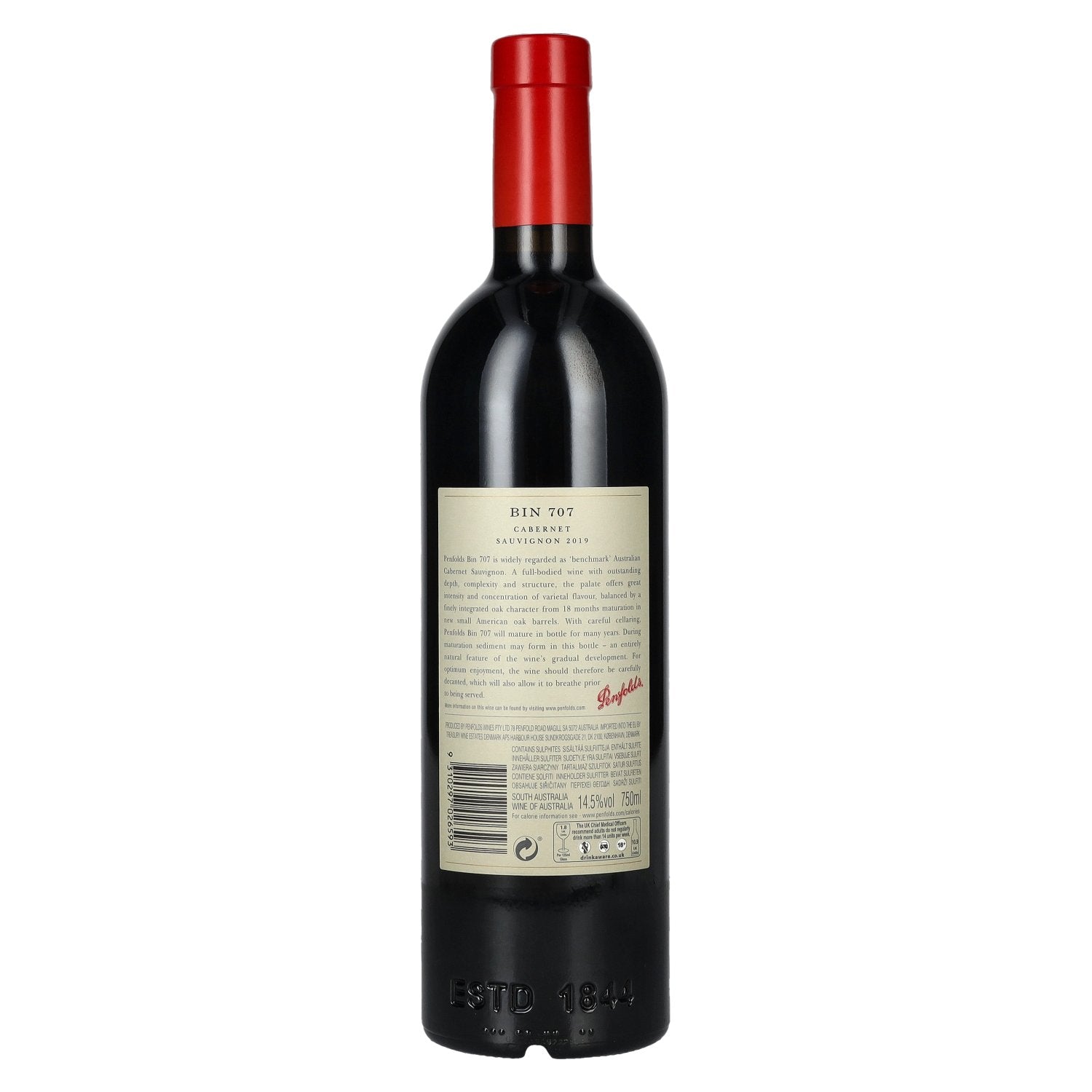 Penfolds BIN 707 Cabernet Sauvignon 2019 14,5% Vol. 0,75l