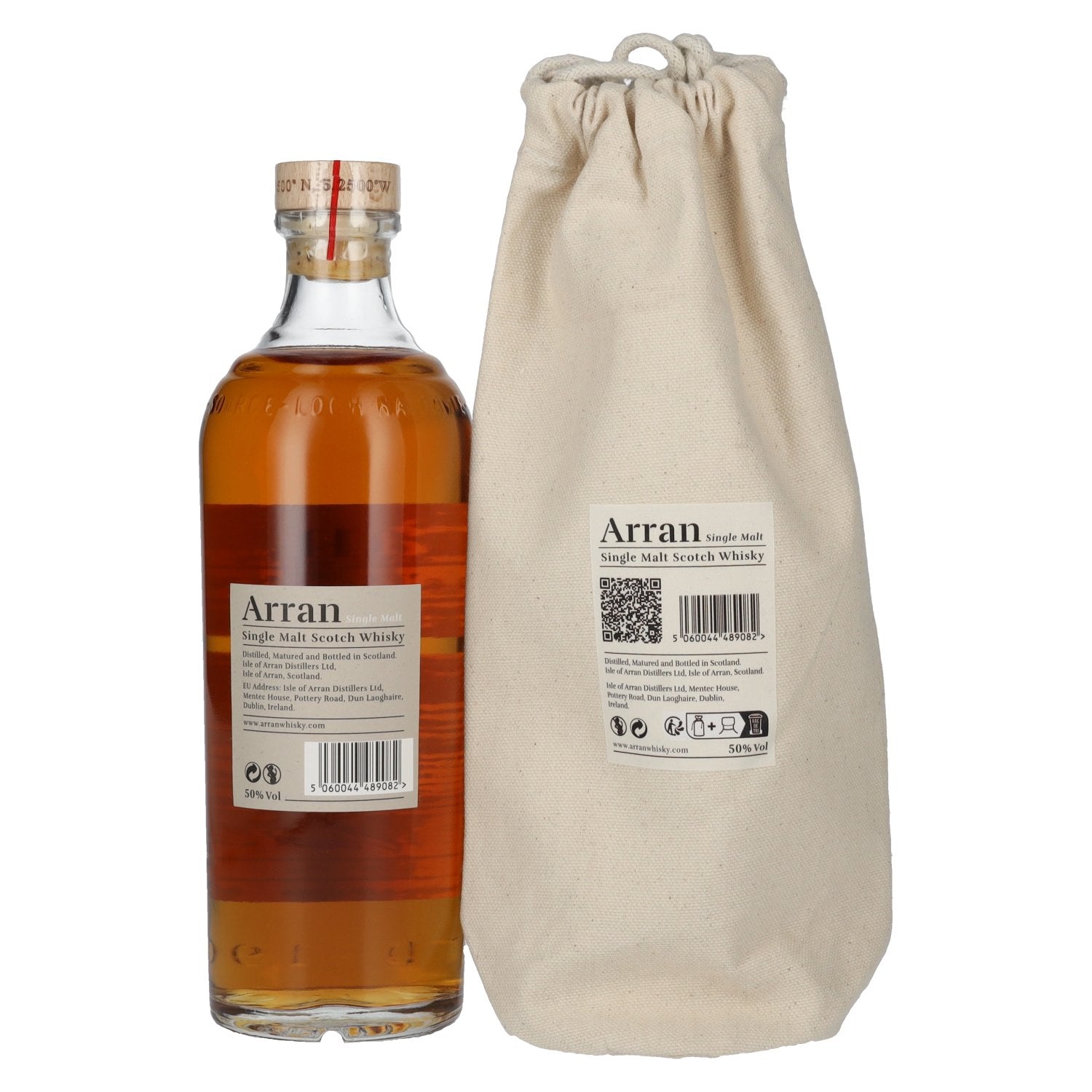 The Arran Malt Signature Series 3 DUERO DISCOVERY Single Malt Scotch Whisky 50% Vol. 0,7l in een linnen zak