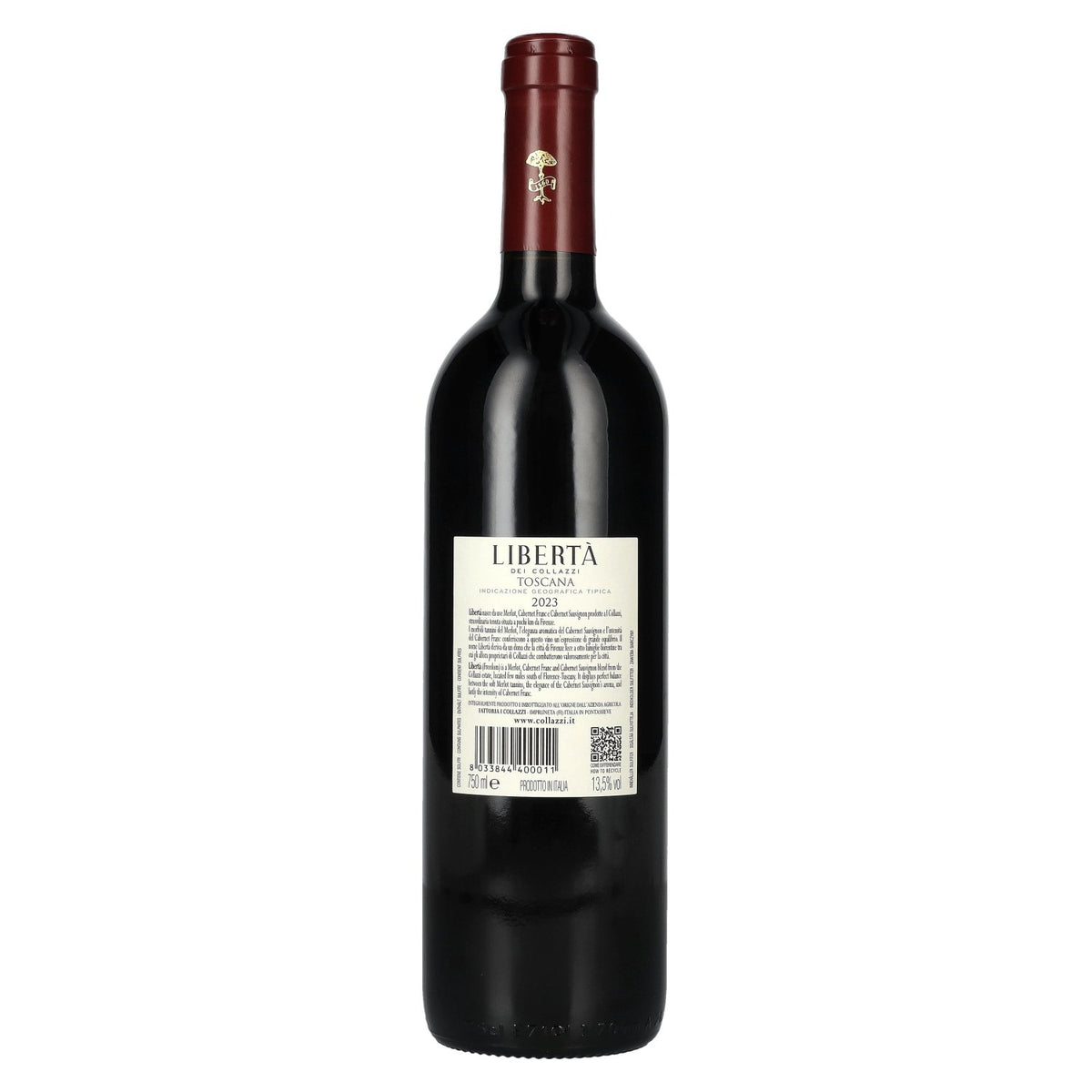 Collazzi LIBERTÀ Toscana IGT 2023 13,5% vol. 0,75 l