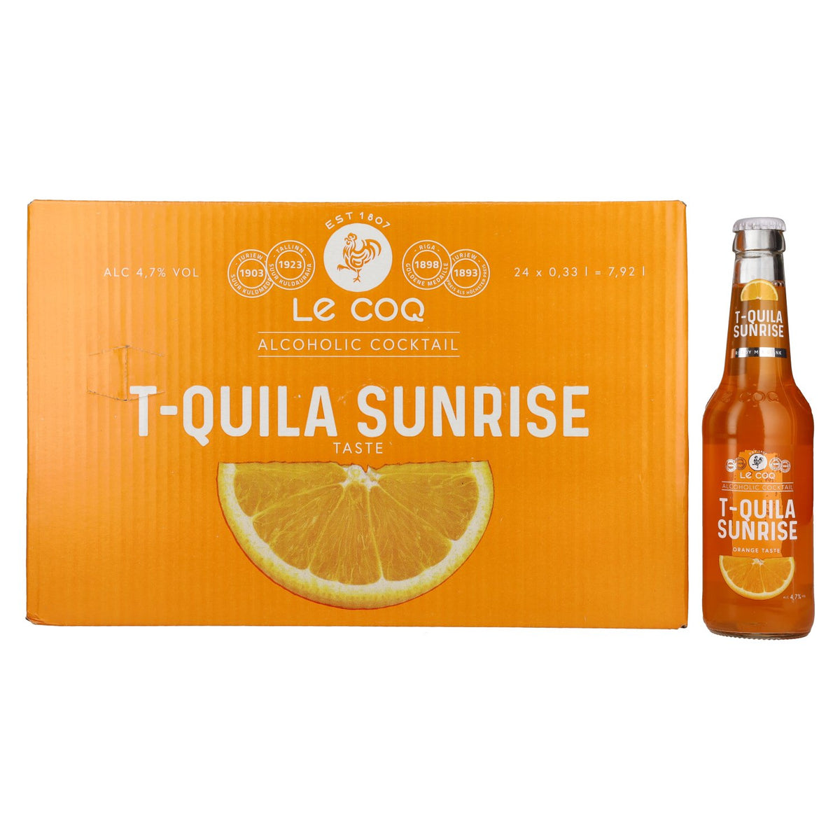 Le Coq T-QUILA SUNRISE 4,7% vol. 24 x 0,33 l