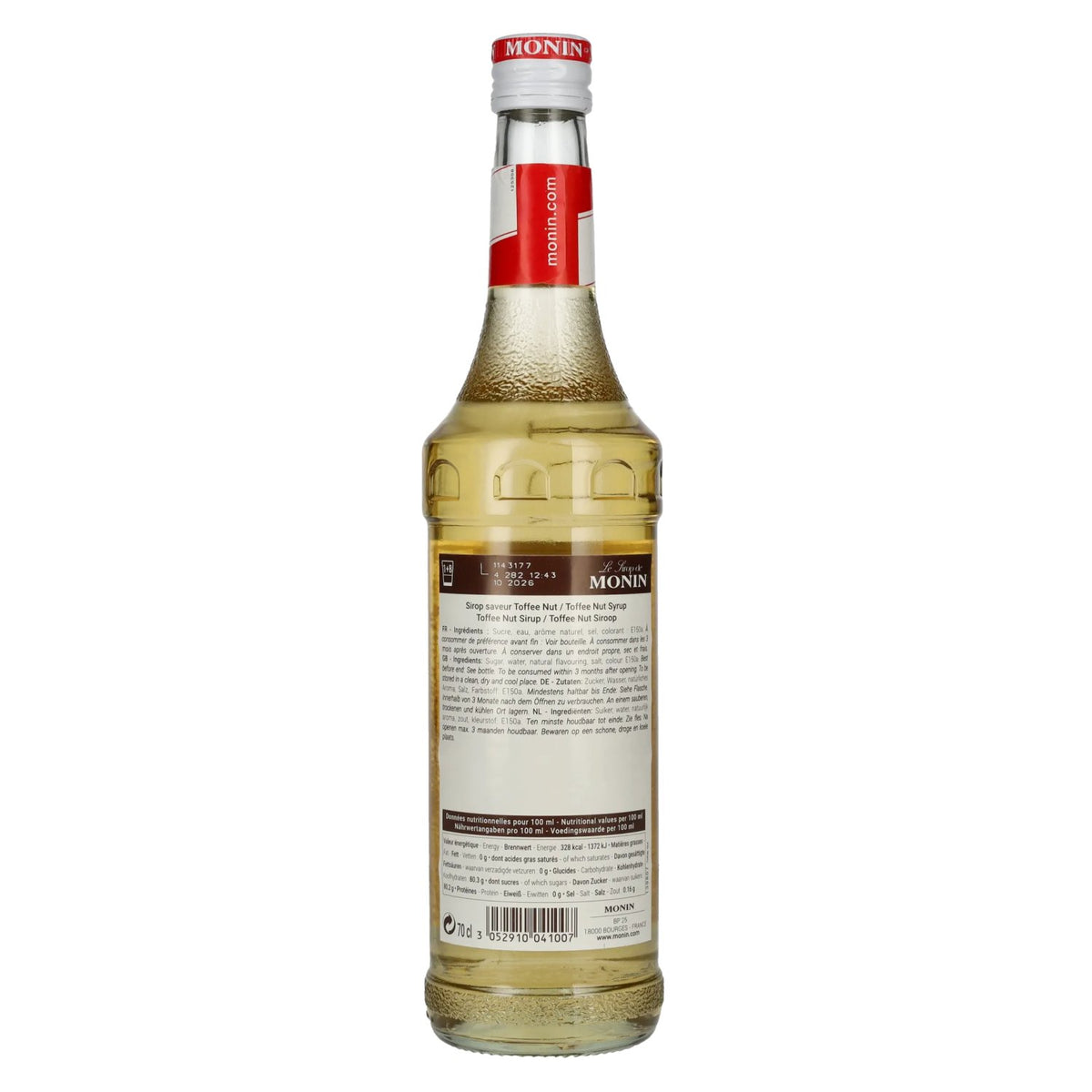 Monin-siroop KARAMEL MET NOTEN 0,7 l