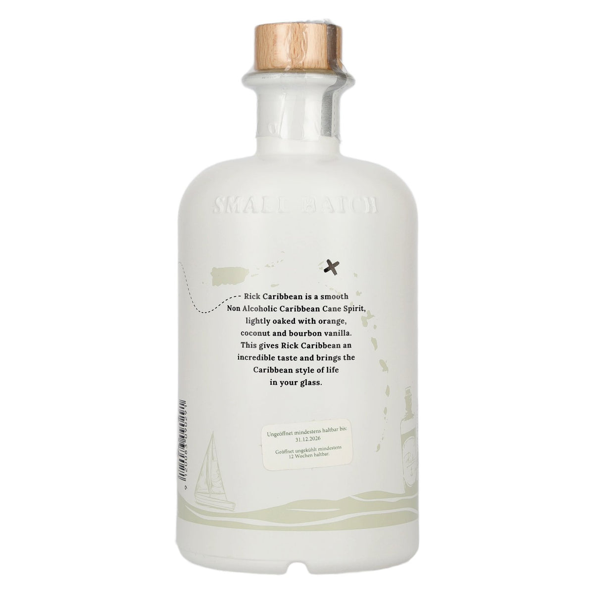 Rick Caribbean White Cane Spirit, non-alcoholic, 0.5 l