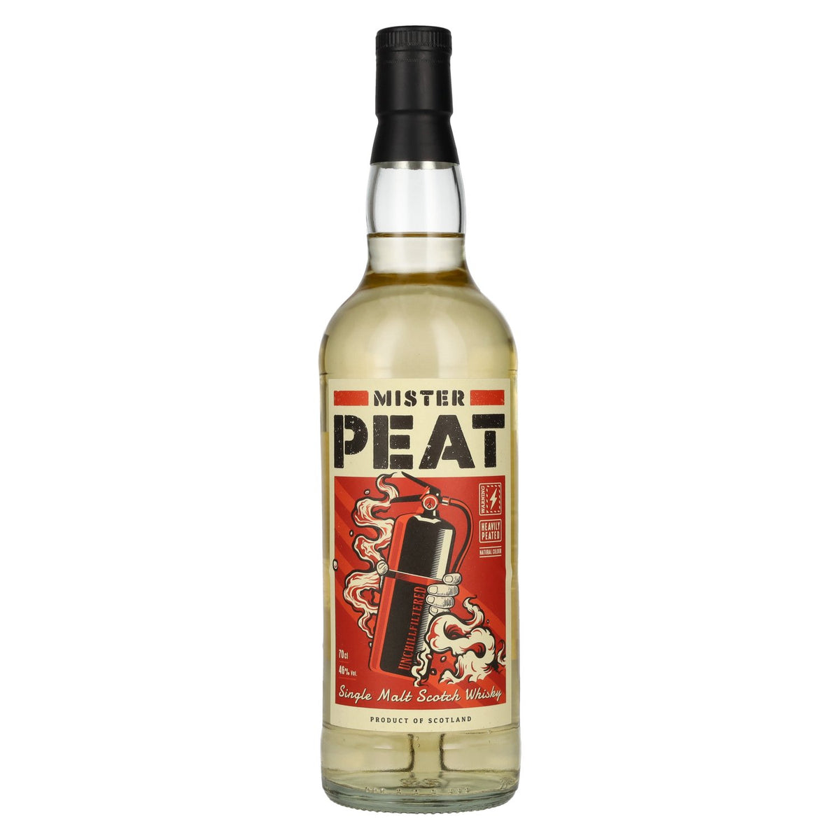 Mr. Peat Heavily Peated Single Malt Scotch Whisky 46% ABV 0.7l