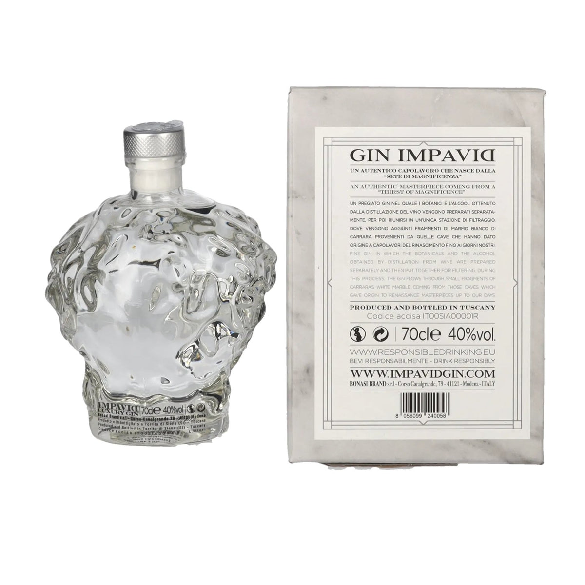 Impavid Luxury Gin 40% vol. 0,7 l in geschenkverpakking