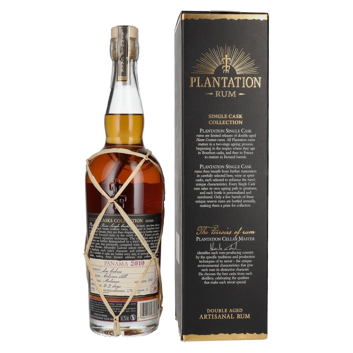 Plantation Rum PANAMA 2010 Single Cask Sherry Finish by delicando 2023 50,3% Vol. 0,7l in Geschenkbox