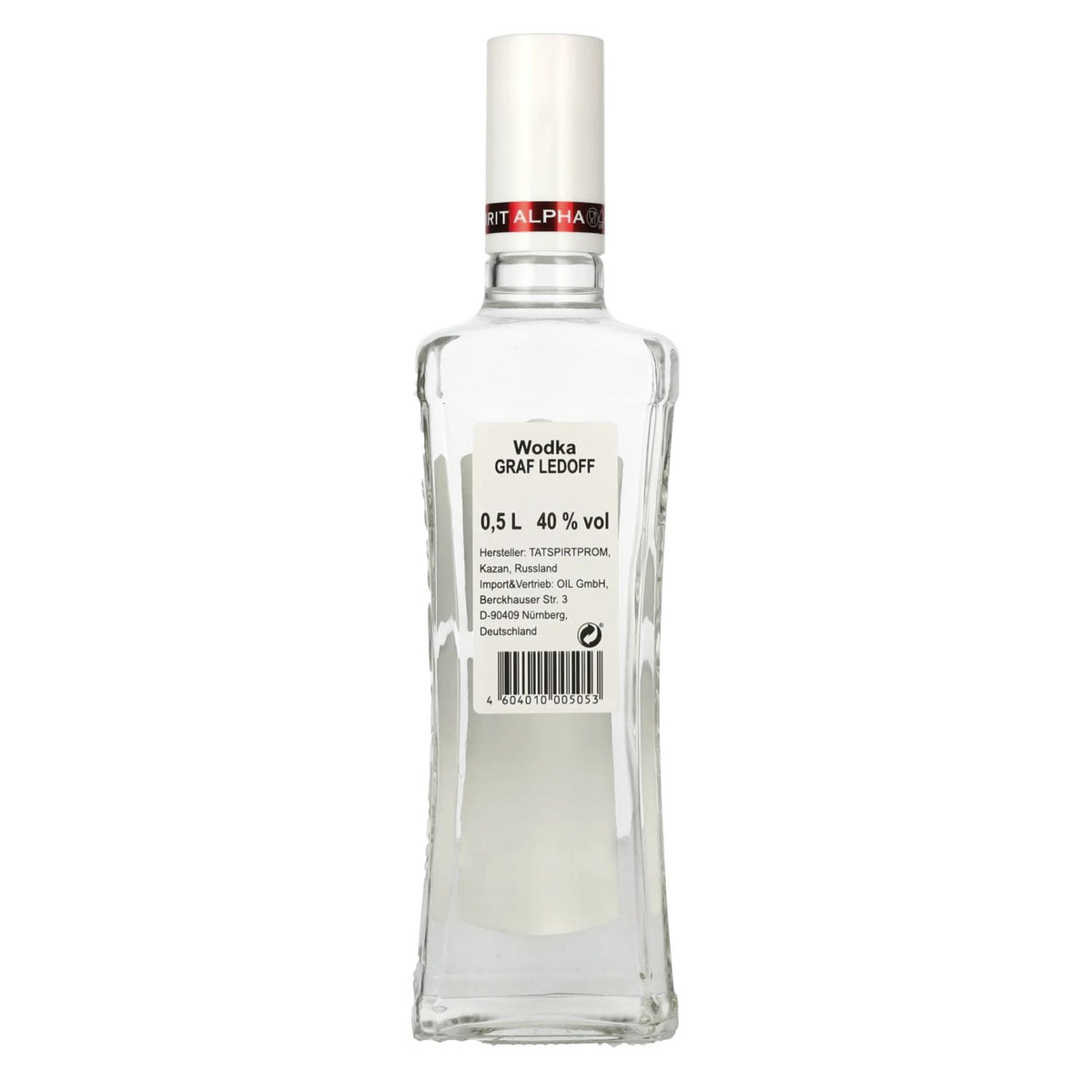Graf Ledoff Vodka 40% ABV 0.5l