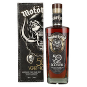 Motörhead 50 Years of Rock &amp; Roll Heritage Cask Dark Rum 40% vol. 0,7 l in geschenkverpakking