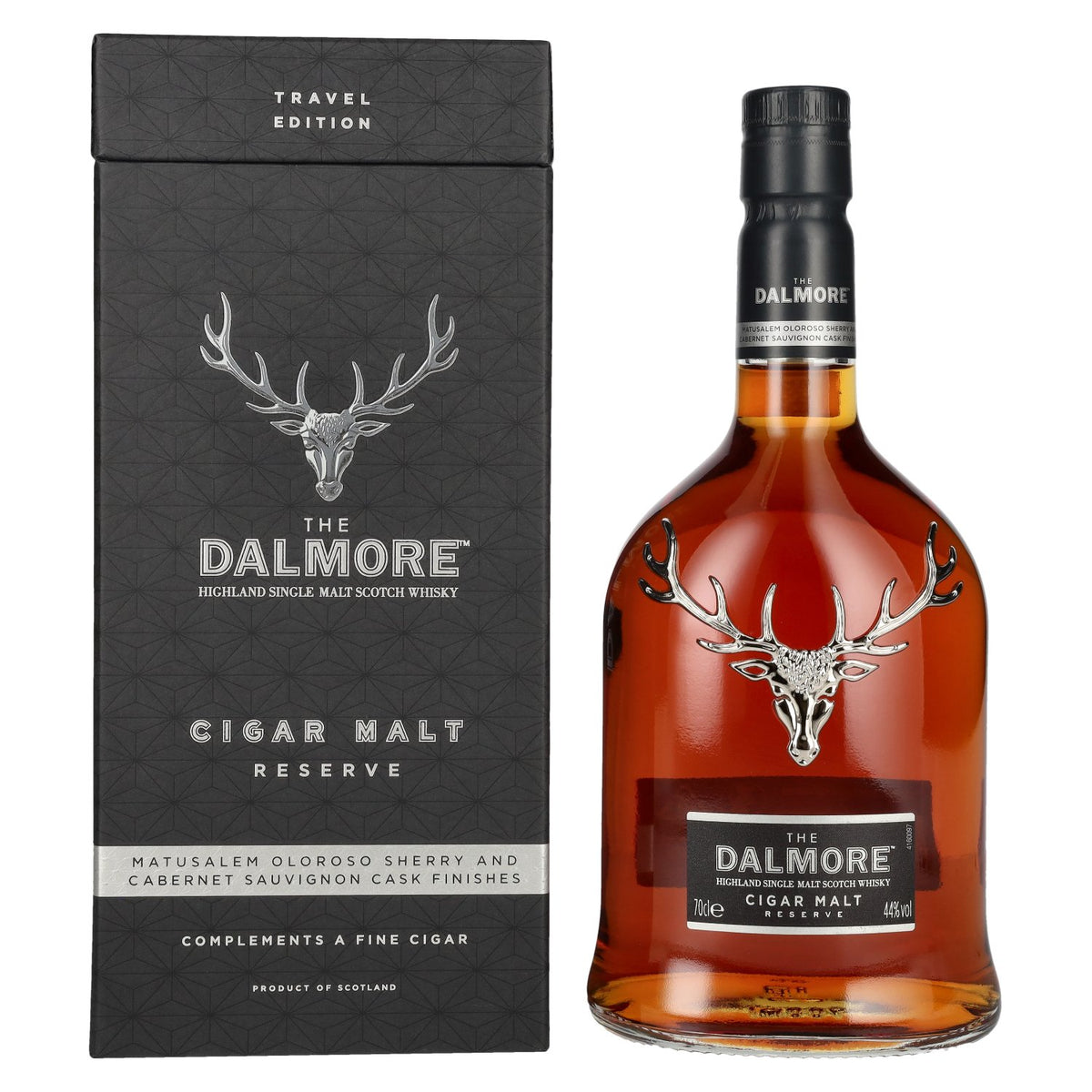 The Dalmore CIGAR MALT Reserve Highland Single Malt Scotch Whisky Travel Edition 44% vol. 0,7 l in geschenkverpakking
