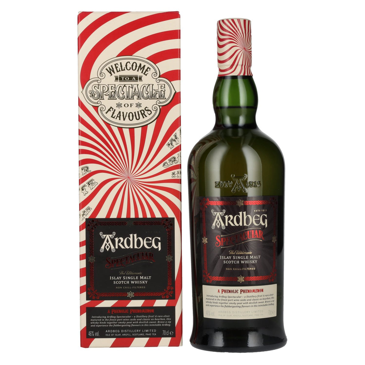 Ardbeg SPECTACULAR The Ultimate Islay Single Malt Scotch Whisky 46% ABV 0.7l in a gift box