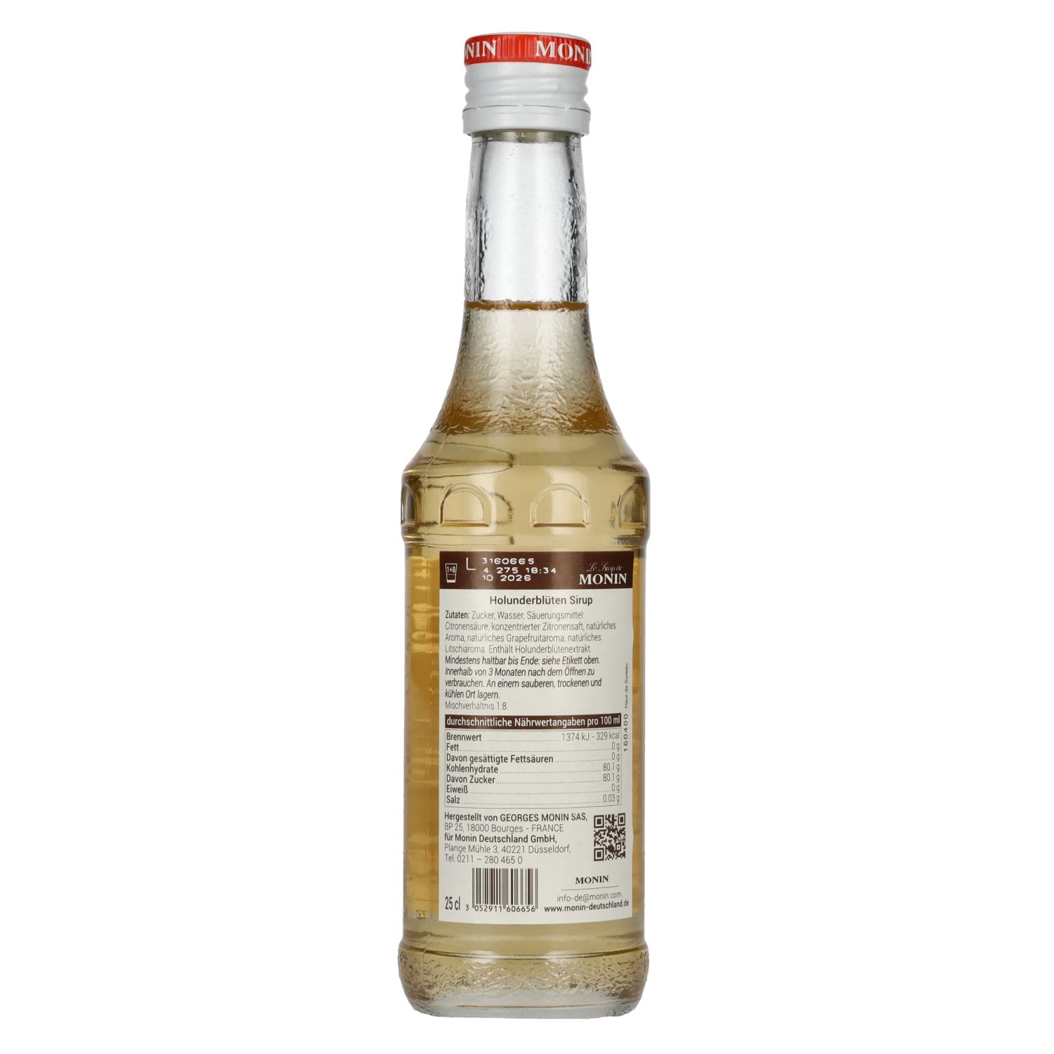 Le Sirop de Monin HOLUNDERBLÜTEN 0,25l